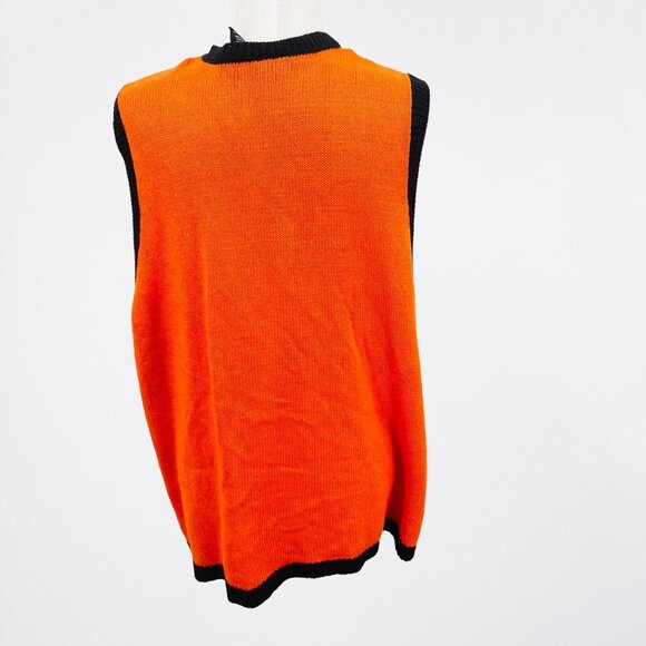 Novelty Plus Size Halloween Knit Button Up Cardigan - 1X - Picture 5 of 9